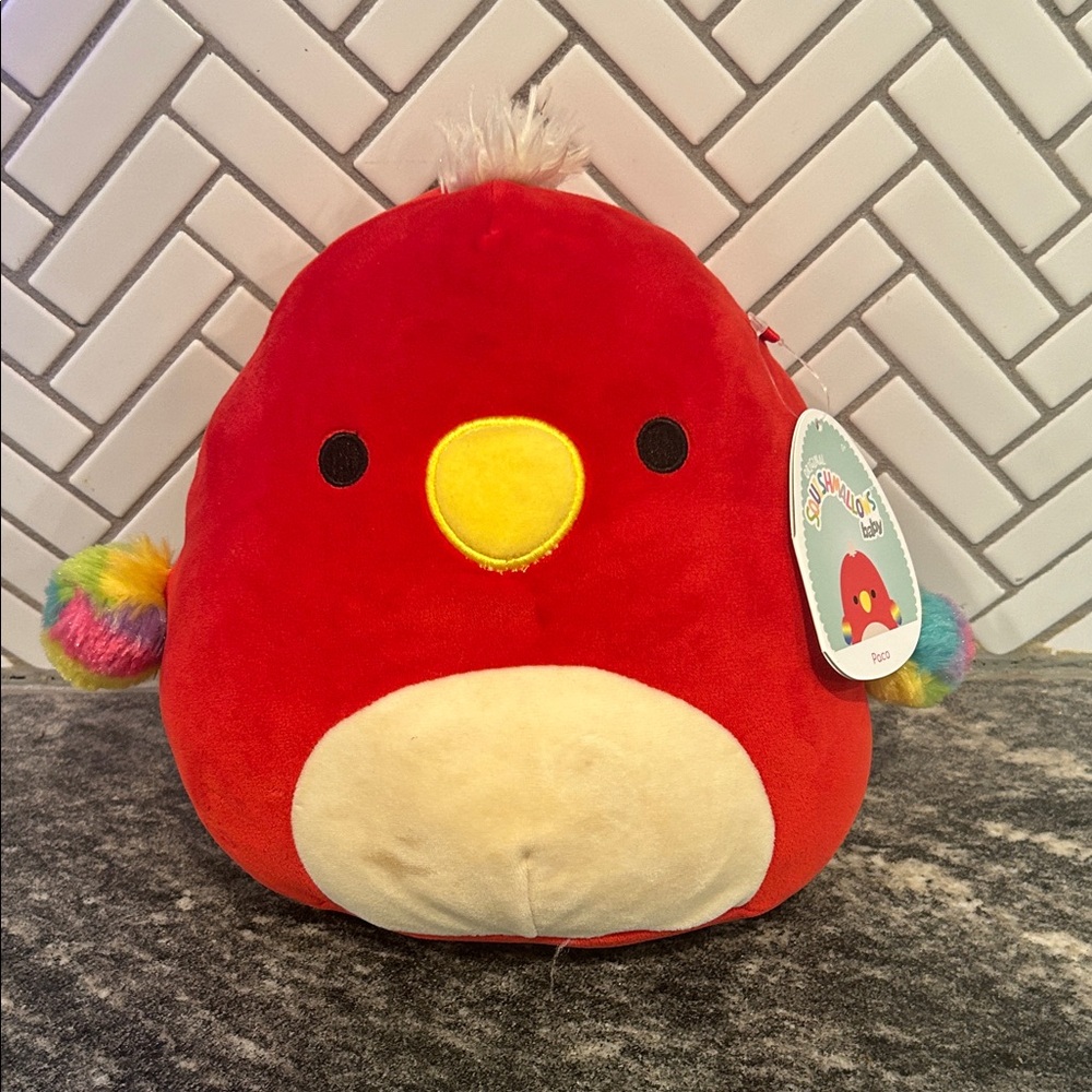 Squishmallows Red and Yellow Stuffed Animal